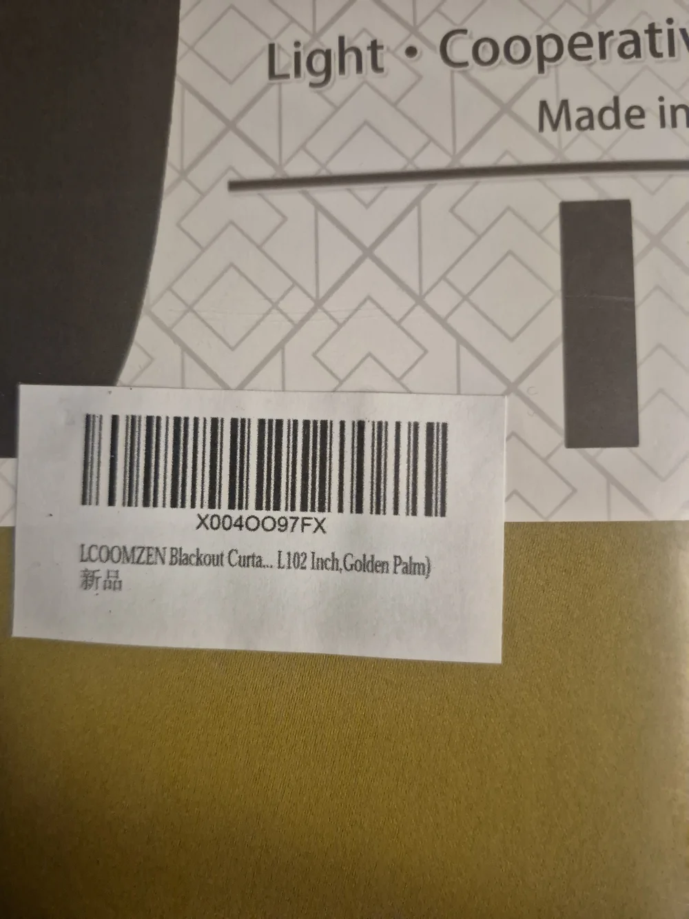 LCOOMZEN Mustard Yellow Blackout Curtains 102